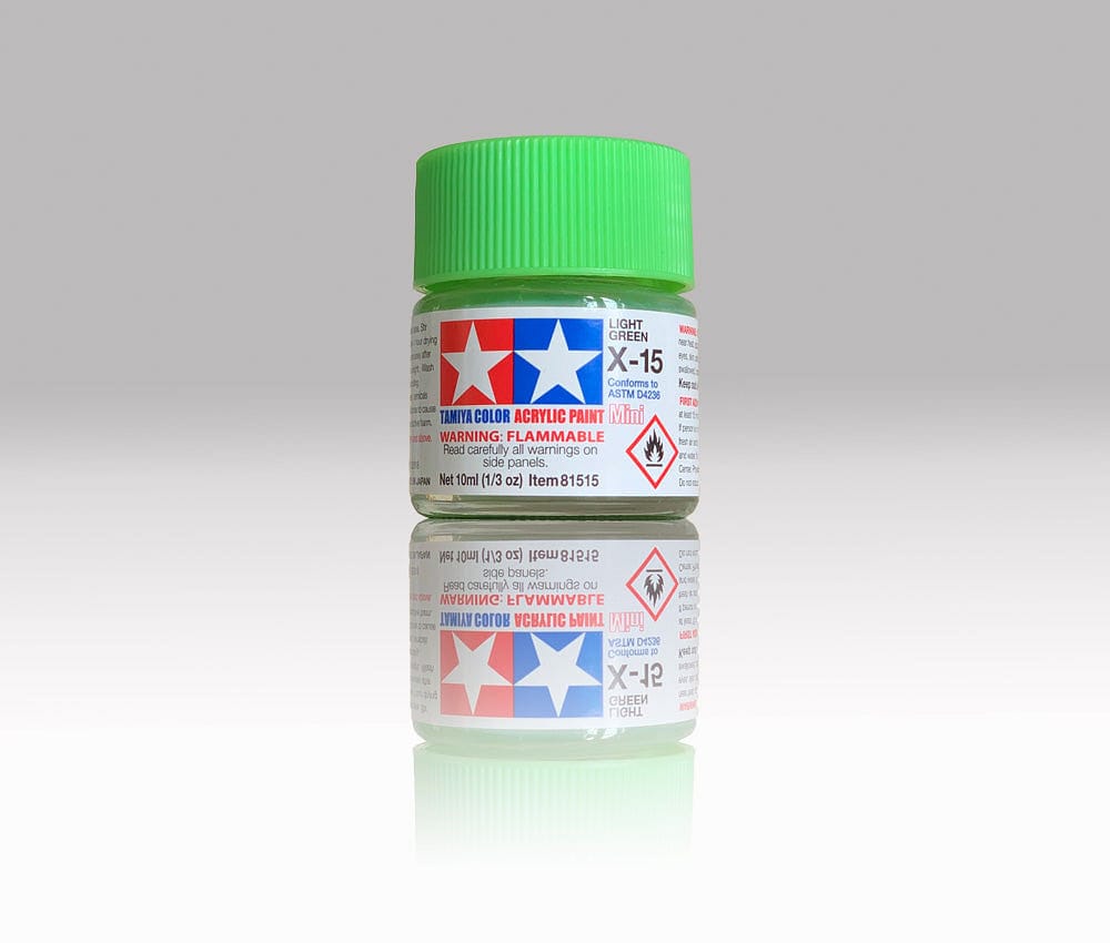 Tamiya X-15 Light Green Acrylic Paint (10ml) [TAM81515] - HobbyTown