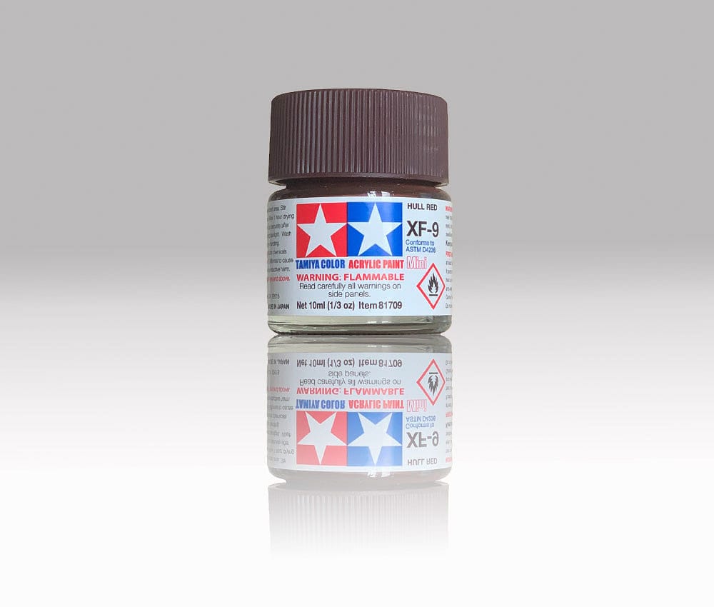 Tamiya Acrylic Paint (MINI'S) 10ml Bottles XF-1 to XF-90 Colors/Flats